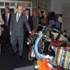 Le prince Albert II de Monaco visitait le 18 avril 2013 le 10e salon Top Marques au Forum Grimaldi.
