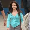 Exclusif - La jolie Reese Witherspoon sur le tournage de The Good Lie à Atlanta, le 11 avril 2013.