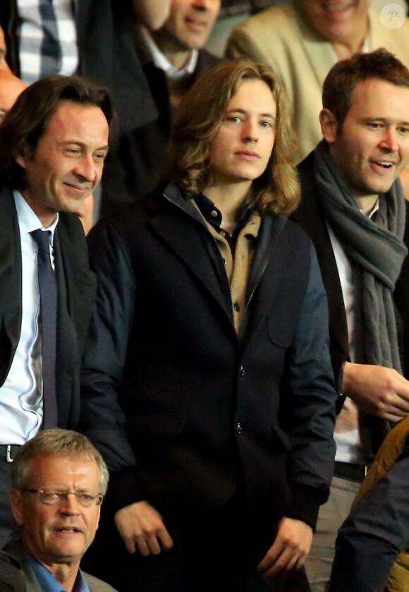 Pierre Sarkozy lors du match PSG-Nice (3-0) au Parc des Princes le 21 avril 2013.