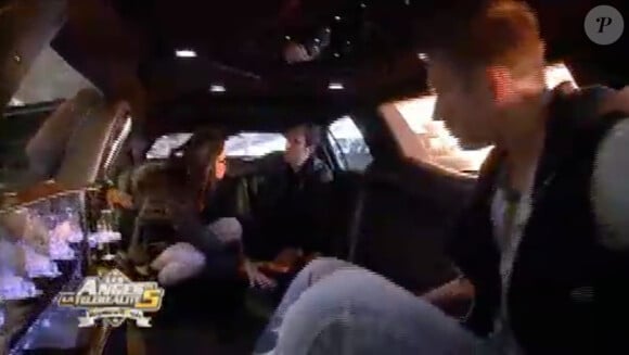 Fabrice en limousine dans les Anges de la télé-réalité 5, lundi 22 avril 2013 sur NRJ12