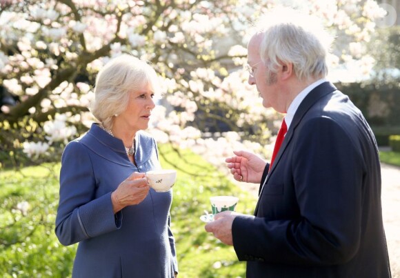 Camilla Parker Bowles, duchesse de Cornouailles célébrait les cinq ans de l'association First Story à Londres le 23 avril 2013