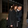 Jessica Alba et son amie Jaime King (qui fête son anniversaire) sortent d'un restaurant accompagnées de leurs maris 23 avril 2013
