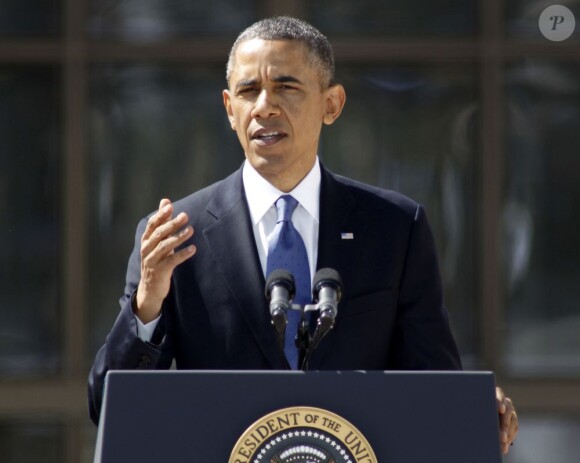 Barack Obama lors de l'inauguration du George W. Bush Presidential Library à Dallas au Texas, le 25 avril 2013.