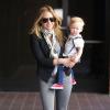 Hilary Duff emmène son fils Luca à l'atelier "Babies First Class" à Sherman Oaks, le 17 avril 2013.