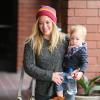 Hilary Duff emmène son fils Luca à l'atelier "Babies First Class" à Sherman Oaks, le 24 avril 2013.