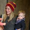 Hilary Duff emmène son fils Luca à l'atelier "Babies First Class" à Sherman Oaks, le 24 avril 2013.