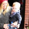 Hilary Duff emmène son fils Luca à l'atelier "Babies First Class" à Sherman Oaks, le 24 avril 2013.