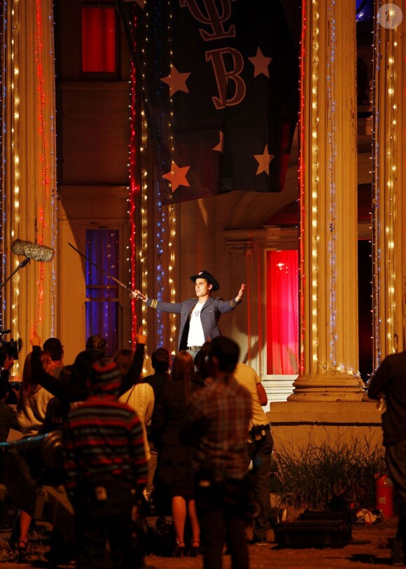 Zac Efron sur le tournage du film Townies à Los Angeles, le 26 avril 2013.