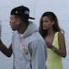 Rihanna et Chris Brown en pleine séance shopping à Los Angeles, le 10 avril 2013.