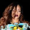 Rihanna quitte son hôtel pour aller diner au restaurant Da Silvano à New York. Le 30 avril 2013.
