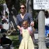 La comédienne Jennifer Garner va chercher sa fille Violet à l'école, mais elle se trompe de voiture à Brentwood, le 1er mai 2013