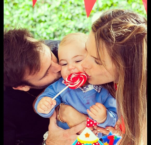 Alessandra Ambrosio a célébré l'anniversaire de son fils Noah. Le 5 mai 2013 à Los Angeles. Photo Instagram d'Alessandra Ambrosio
