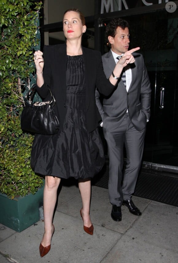 Ioan Gruffudd et Alice Evans à Los Angeles, le 29 mars 2013.