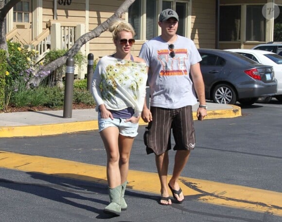 Britney Spears et son petit ami David Lucado à Westlake le 9 mai 2013.