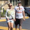Exclu - Britney Spears et son petit ami David Lucado vont prendre leur petit-déjeuner a Westlake, le 9 mai 2013.