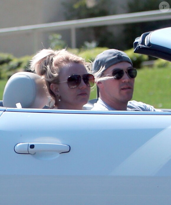 Exclusif - Britney Spears et son petit ami David Lucado à Westlake, le 9 mai 2013.