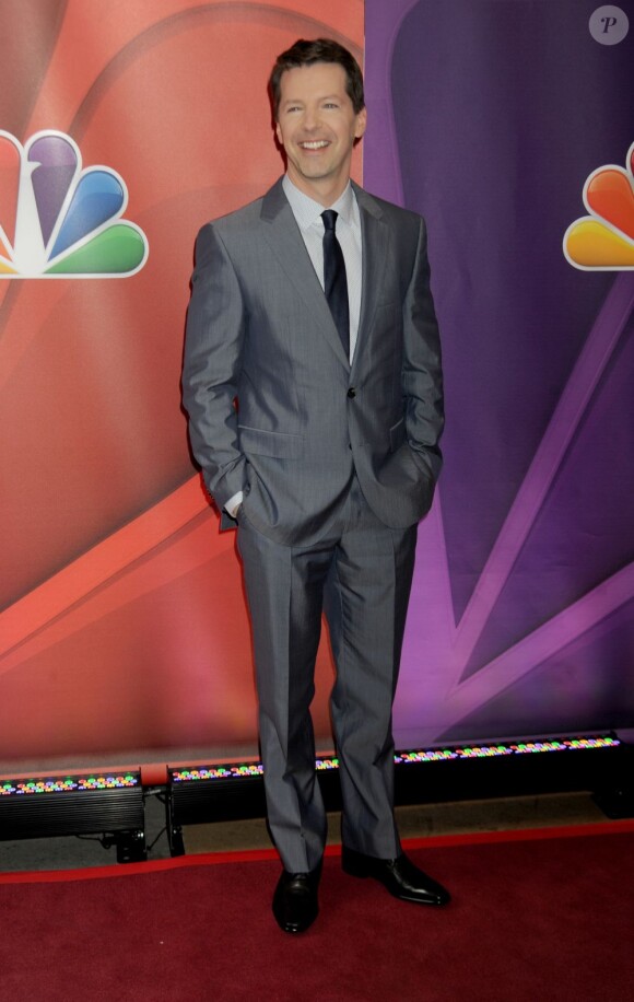 Sean Hayes à la soirée NBC Upfront à New York, le 13 mai 2013.