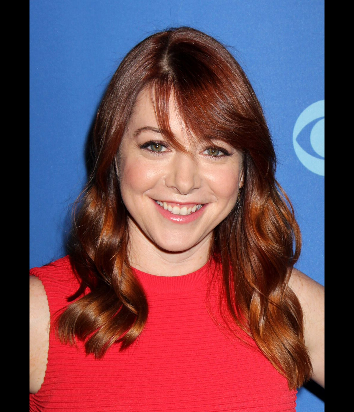 Vid o Alyson Hannigan Sur Le Tapis Rouge De La Soir e CBS Upfront 