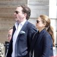 La princesse Madeleine de Suède et son fiancé Chris O'Neill à Stockholm le 16 mai 2013, à trois semaines de leur mariage.