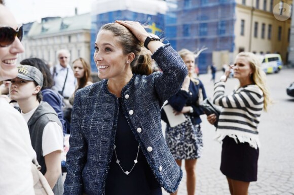 Louise Gottlieb lors de la publication des bans du mariage de la princesse Madeleine de Suède et Chris O'Neill le 19 mai 2013