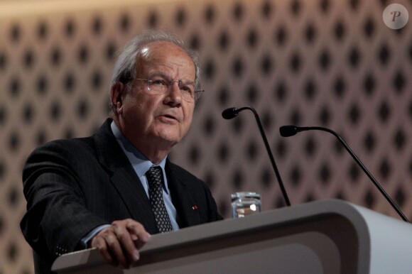 Marc Ladreit de Lacharrière, président de Fimalac, en avril 2012 lors d'une assemblée générale des actionnaires de Renault.
