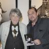 Exclu - Pierre Terrasson et Jean-Pierre Mocky au vernissage l'exposition "Vanessa Paradis - Les Années Lolita" à la Galerie Sparts à Paris le 14 mai 2013.