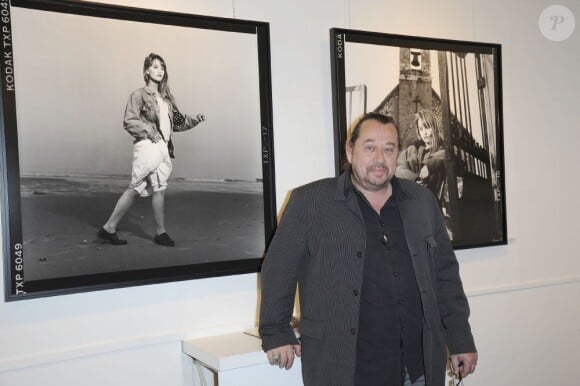 Exclu - Pierre Terrasson au vernissage de son exposition "Vanessa Paradis - Les Années Lolita" à la Galerie Sparts à Paris le 14 mai 2013.