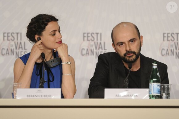 Bérénice Bejo et Ali Mosaffa lors de la conférence de presse du film "Le Passé" au 66e Festival International du Film de Cannes le 17 mai 2013