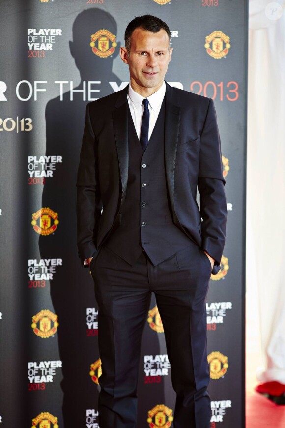 Ryan Giggs lors de la soirée qui désignait le meilleur joueur de Manchester United pour la saison 2012-2013, le 15 mai 2013 à Manchester