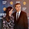 Nemanja Vidic et et sa femme Annae lors de la soirée qui désignait le meilleur joueur de Manchester United pour la saison 2012-2013, le 15 mai 2013 à Manchester