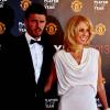Michael Carrick et son épouse Lisa lors de la soirée qui désignait le meilleur joueur de Manchester United pour la saison 2012-2013, le 15 mai 2013 à Manchester