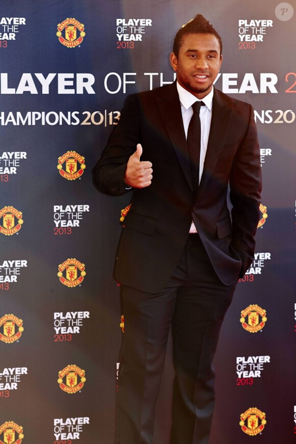 Anderson lors de la soirée qui désignait le meilleur joueur de Manchester United pour la saison 2012-2013, le 15 mai 2013 à Manchester