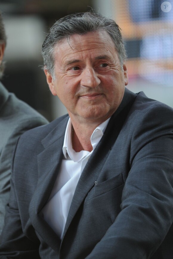 Daniel Auteuil pendant l'émission de Canal + Le Grand Journal à Cannes, le 17 mai 2013.