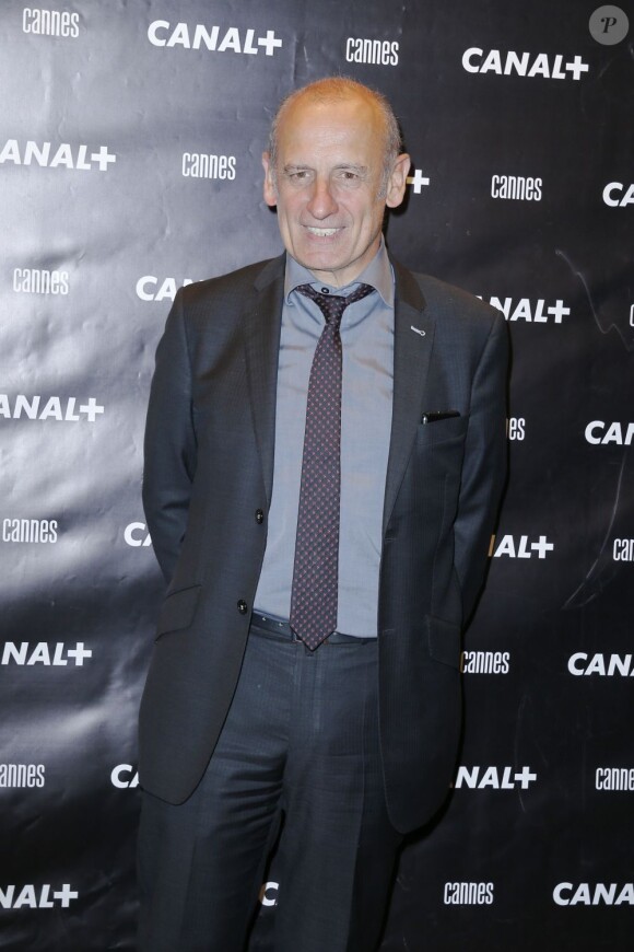 Jean-Michel Aphatie lors d'une soirée Canal + à Mougins pour le 66e Festival de Cannes, le 17 mai 2013.