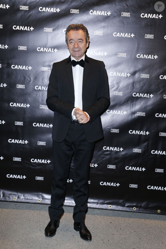 Michel Denisot durant la soirée Canal + à Mougins pour le 66e Festival de Cannes, le 17 mai 2013.