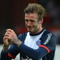 PSG-Brest : David Beckham, l'adieu en larmes et triomphal au Parc, avec ses fils