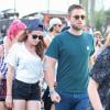 Robert Pattinson et Kristen Stewart au festival de musique de Coachella en Californie, à Indio, le 13 Avril 2013.