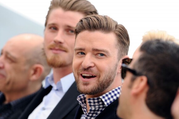 Justin Timberlake lors du photocall du film Inside Llewyn Davis au Festival de Cannes le 19 mai 2013