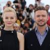 Carey Mulligan et Justin Timberlake lors du photocall du film Inside Llewyn Davis au Festival de Cannes le 19 mai 2013