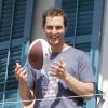 Exclusif - Matthew McConaughey et le footballeur américain Drew Brees lors d'un événement caritatif pour l'association de l'acteur, Just Keep Livin', à la Nouvelle-Orleans, le 17 mai 2013.