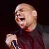 Chris Brown sur la scène du MGM Grand Garden Arena lors des Billboard Music Awards. Las Vegas, le 19 mai 2013.