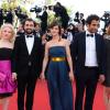 Elodie Navarre lors de la montée des marches pour le film Blood Ties (hors compétition) au Festival de Cannes le 20 mai 2013