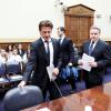 Sean Penn est intervenu devant un comité sur les droits de l'homme au Congrès américain pour la cause de Jacob Ostreicher, à Washington le 20 mai 2013.