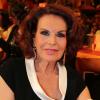 Elizabeth Tessier lors de l'enregistrement de la 150e émission Le plus grand cabaret du monde, le 14 mai qui sera diffusée le 22 juin 2013