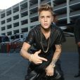 Justin Bieber pose dans les coulisses de la grande soirée Billboard Music Awards au MGM Grand Garden Arena de Las Vegas, le 19 mai 2013.