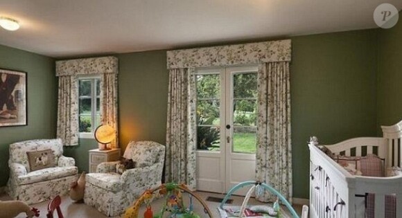 Drew Barrymore a mis en vente sa jolie maison de Los Angeles pour 7,5 millions de dollars. Ici la chambre de bébé.