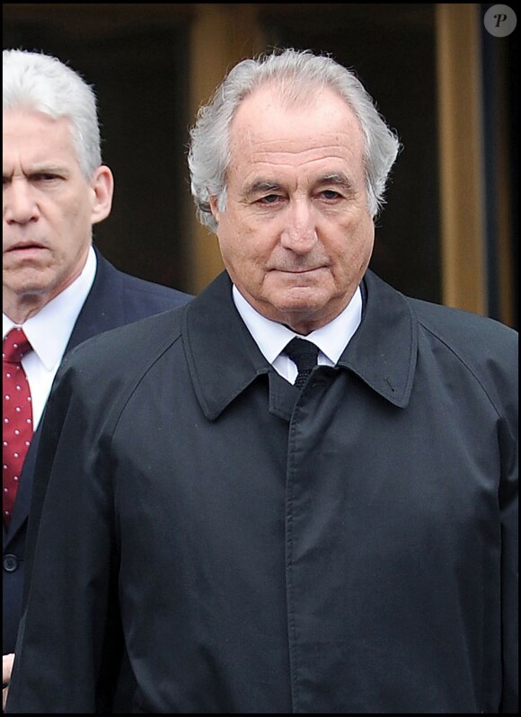 Bernard Madoff à la Cour de Justice de New York le 10 mars 2009.