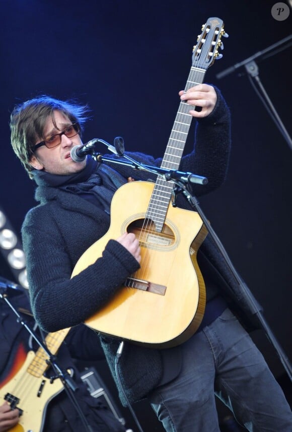 Thomas Dutronc - Inauguration de la 50e édition de la Foire du Trône à Paris, le 29 mars 2013.