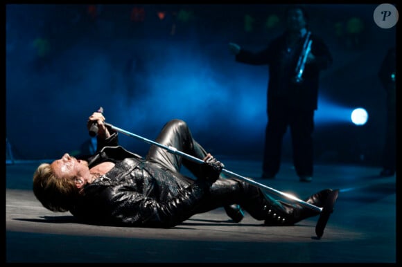 EXCLU : Johnny Hallyday en concert au Stade de France, le 17 juin 2012.