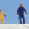 La célèbre du planté de bâton, tiré du film Les Bronzés font du ski du réalisateur Patrice Leconte, avec Michel Blanc et Fernand Bonnevie